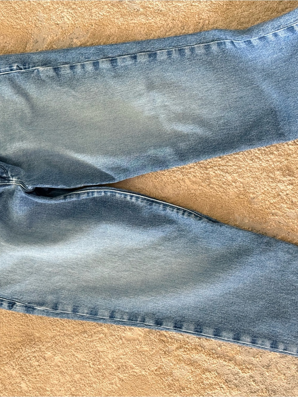 Good American Light Blue Straight Leg Jeans
